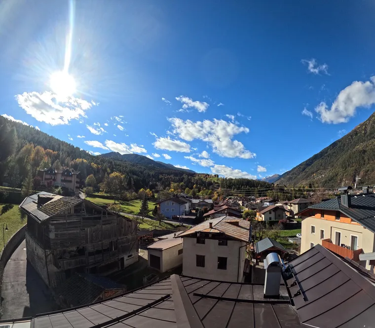 Tetto di Casa Tiziana e paesaggio circostante